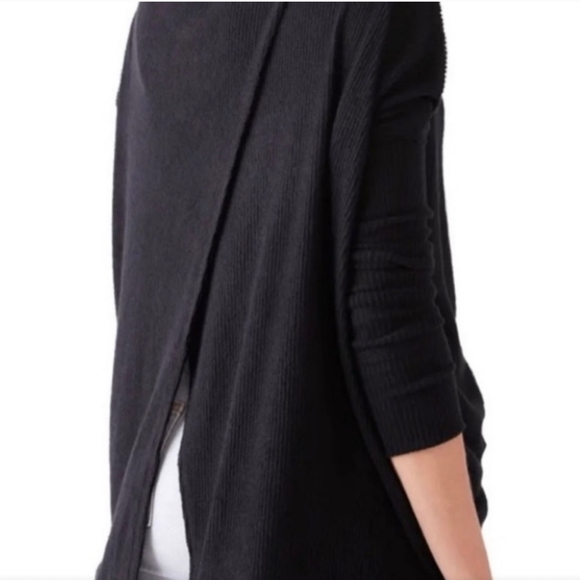 NWT Free People Juicy long sleeve top in black - Picture 3 of 3